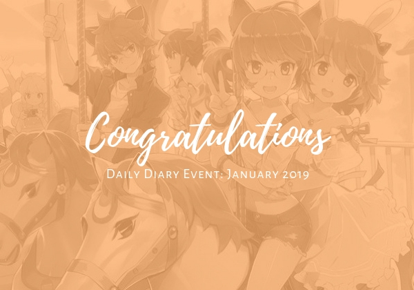 Daily Diary Event Jan. 2019